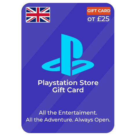 Пополнение Playstation Store Великобритания